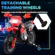 image 6 of HOMCOM 6V Kids Electric Motorbike Motorcycle Ride On for 3-6 Years Red