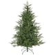 image 1 of HOMCOM 5 Foot Artificial Christmas Tree with Realistic Hinged Branches, Green