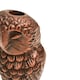 image 10 of Cast Aluminium Owl Candle Holder - Aluminium - L8.5 x W7.5 x H14.5 cm - Antique Copper | Brown | 1