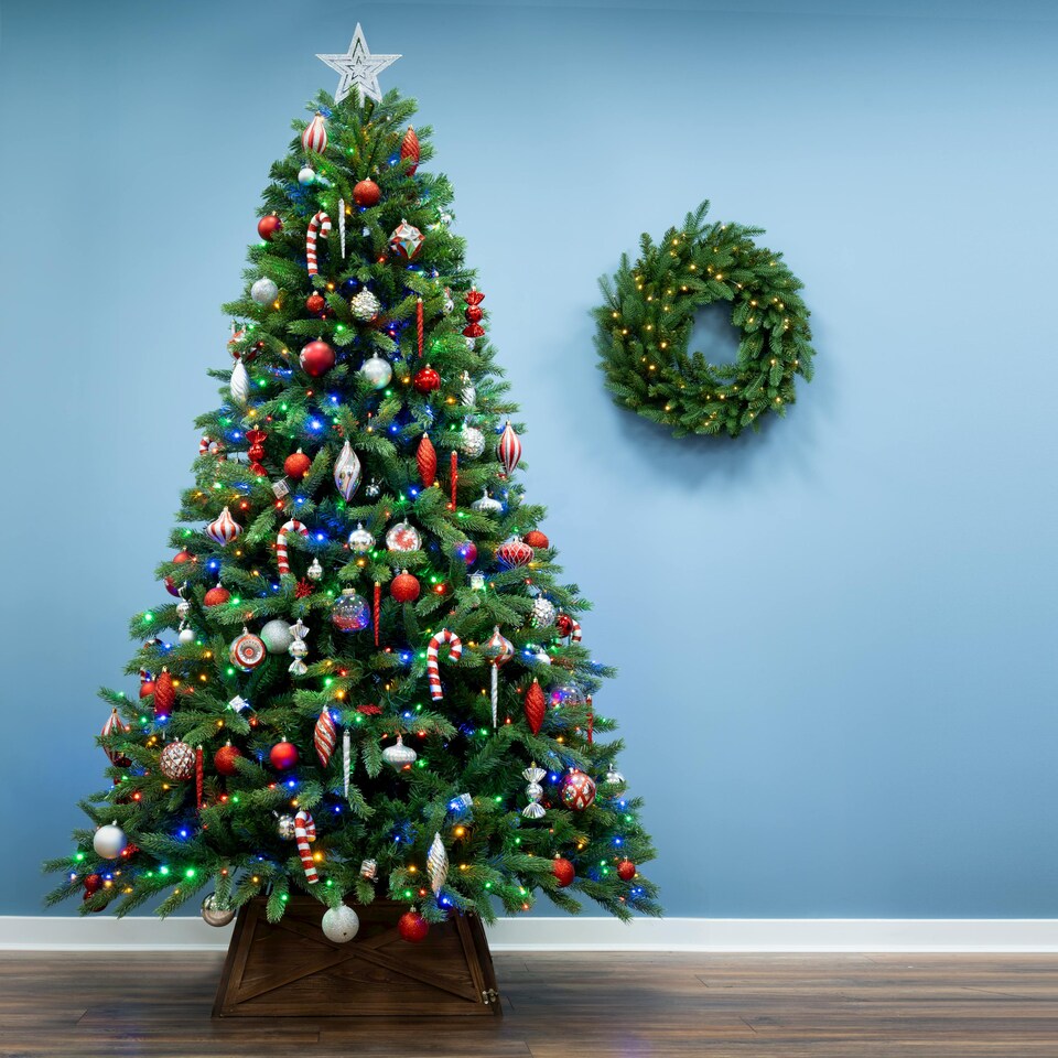 image 1 of Christmas Tree World  12ft/360cm Ultra Devonshire - Multicolour/Warm White LEDs