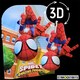 image 7 of Spidey Spider-Man 3D Single Backdrop Cardboard Cutout 126cm