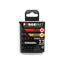 Forgefix Forgefast Pz/tx Compatible Impact Bit Set, 31 Piece - Black Phosphate - One Size