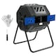 image 1 of (Blue, 160L) Outsunny Outdoor Tumbling Compost Bin with Dual Chamber