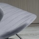image 8 of HOMCOM Bar Stool Set of 2 Fabric Adjustable Height Swivel Counter Chairs