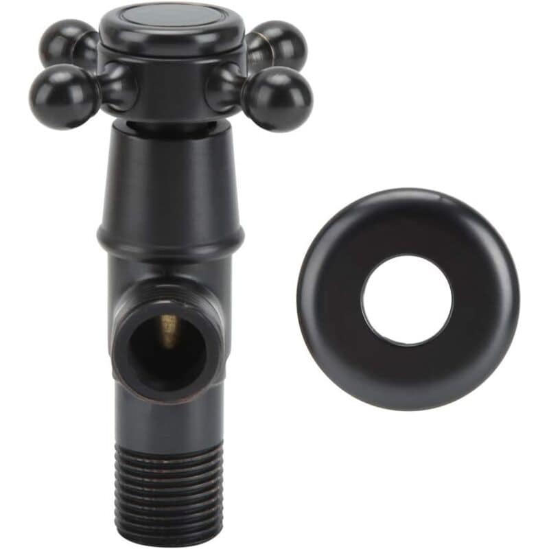 G1/2in brass faucet valves bathroom triangle valve water stop angle valve hot cold water shutoff valve for toilet kitchen sink