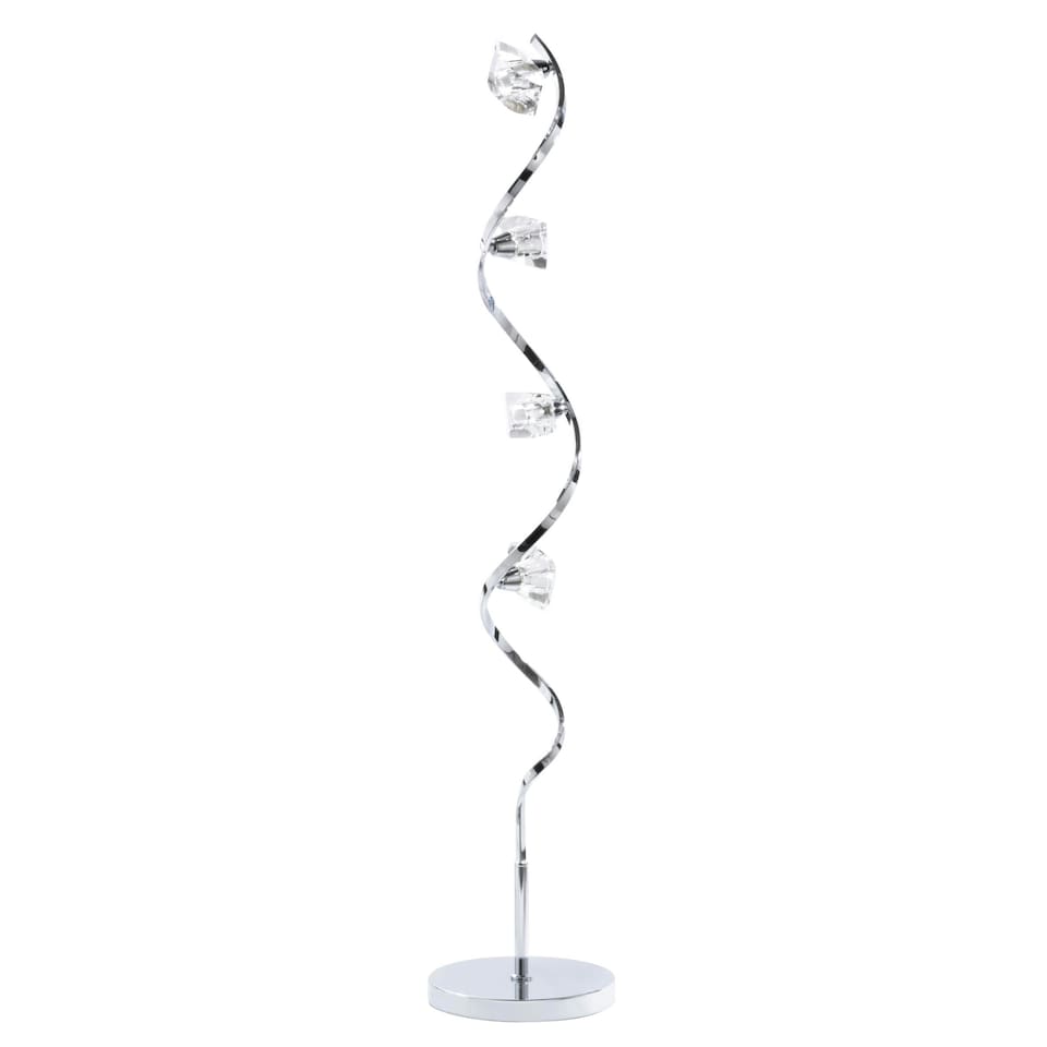 image 1 of BHS Bella Floor Lamp, Silver