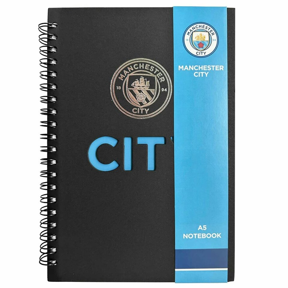 image 1 of Manchester City FC A5 Spiral Notebook