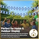 image 7 of 10m/33ft Scotland Flag Bunting for FIFA 2026 World Cup Football Event – 30 Double Sided Scottish Saltire Polyester Banner 14 x 21cm Football Party Decorations