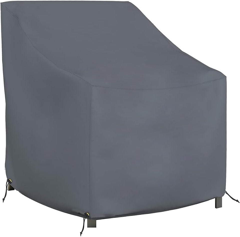 image 1 of Covers&All Outdoor Chair Covers, 12 Oz Waterproof & UV-Resistant Cover Max Fabric, Suitable for Indoors / Outdoors, 29 in L x 30 in W x 36 in H, Gray