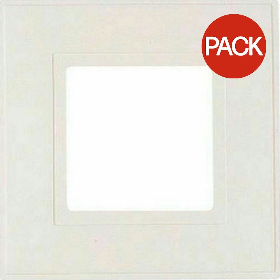 Dencon Finger Plate (Pack of 2) - White - One Size