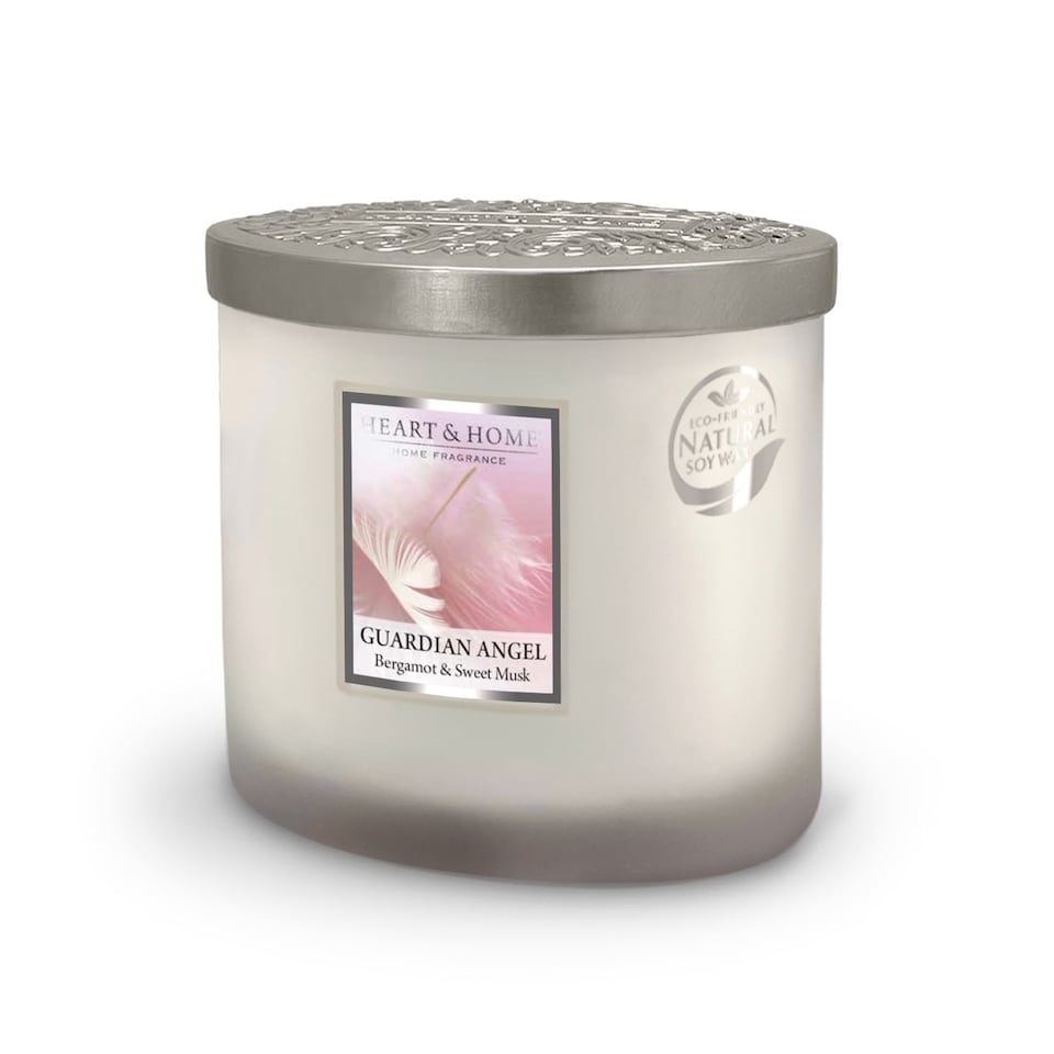 image 1 of Twin Wick Ellipse Soy Wax Candle - Guardian Angel