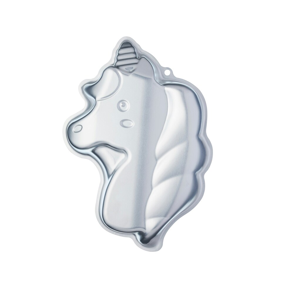 image 1 of KitchenCraft Cake Pan Unicorn Shaped Silver | ONE SIZE