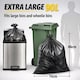 image 2 of Hero 90L Strong Durable Bin Bag Liners – 40 Extra Large Heavy Duty Tear-Resistant Black Refuse Sacks for Household & Commercial Waste | Black | Black | 90L | 40