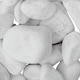 image 1 of Fargro™ Decorative Large White Cobbles 50-75mm - Naturally Tumbled White Garden Stones 20kg for Borders, Rockeries & Water Features