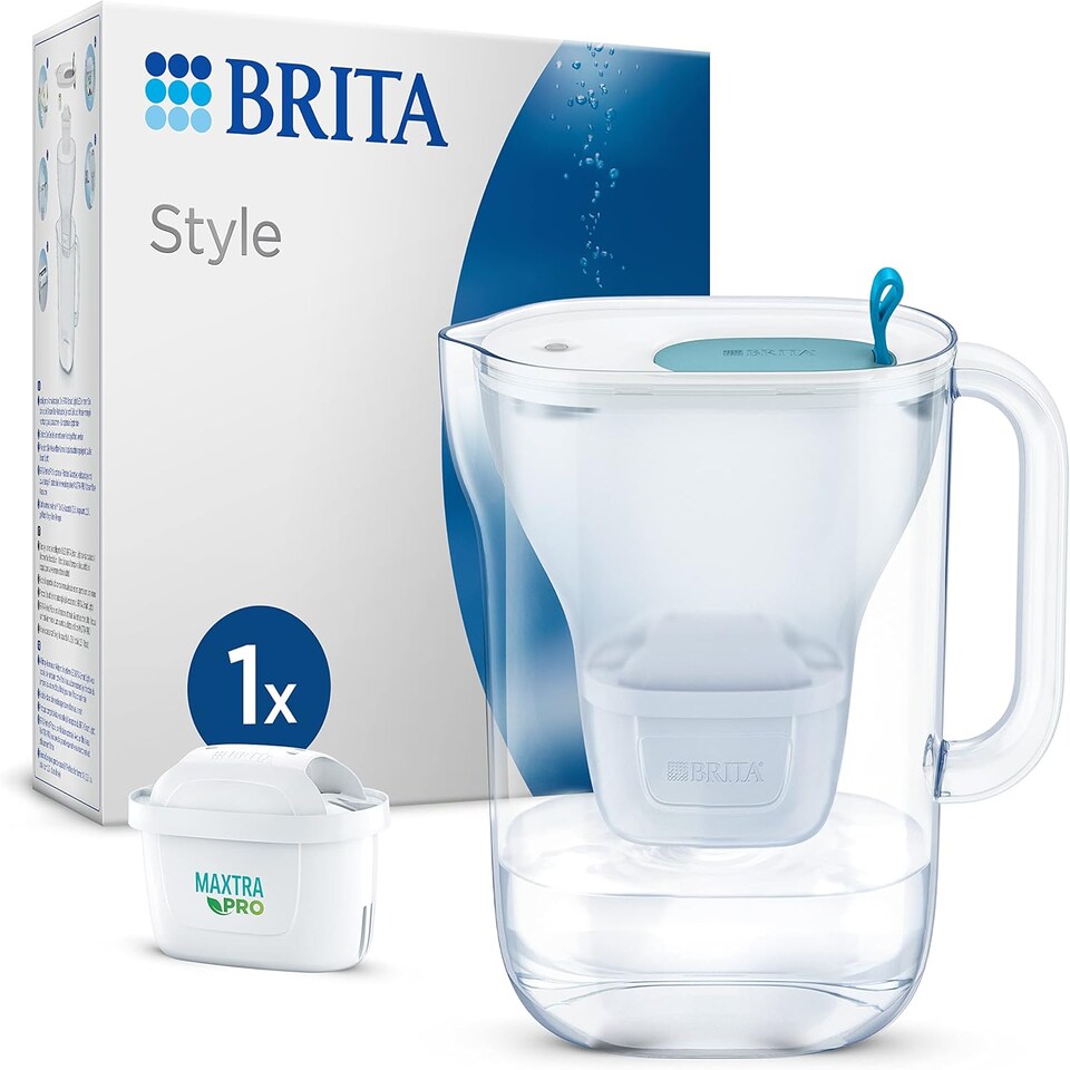 image 1 of BRITA Style Water Filter Jug Blue (2.4L) incl. 1x MAXTRA PRO Pure Performance cartridge