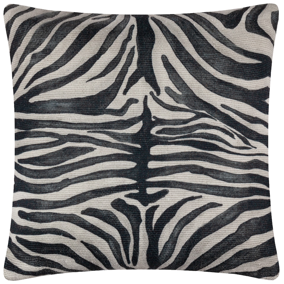 image 1 of Paoletti Leopardis Zebra Printed Outdoor Cushion