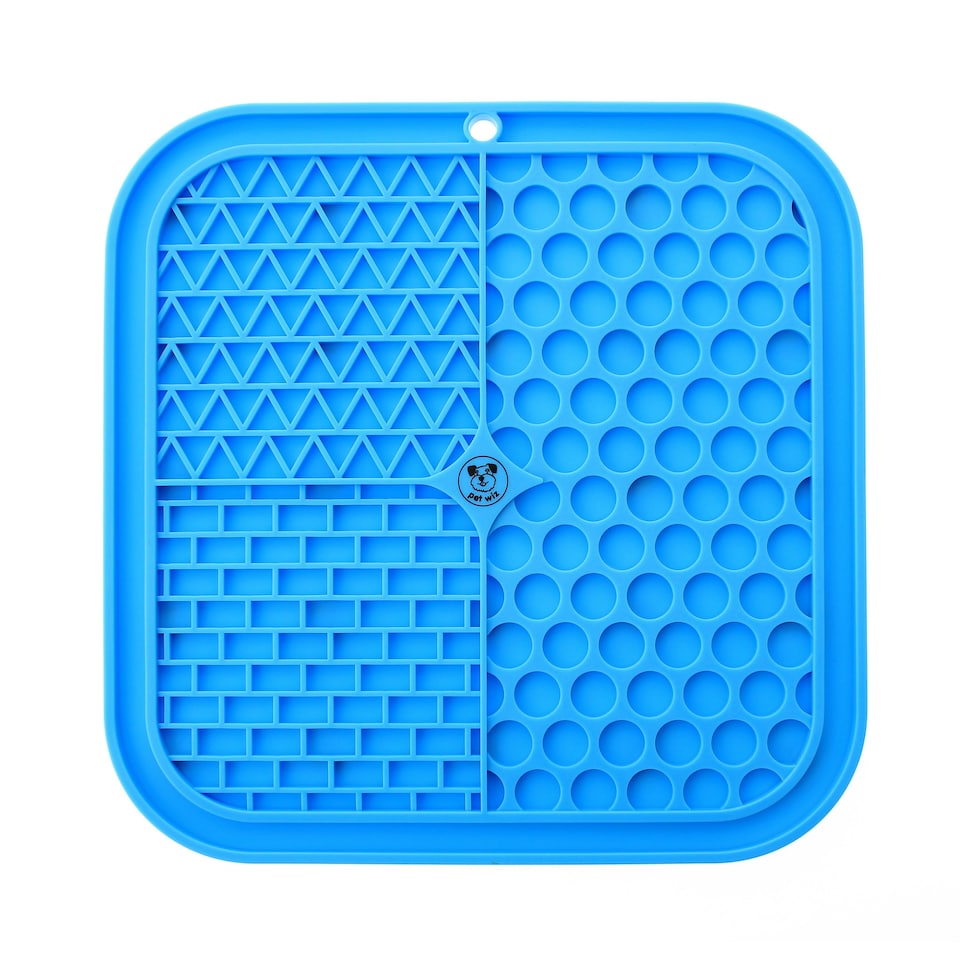 image 1 of Silicone Licking Mat - Providing Mental Stimulation and  Anxiety Relief - Blue | Blue