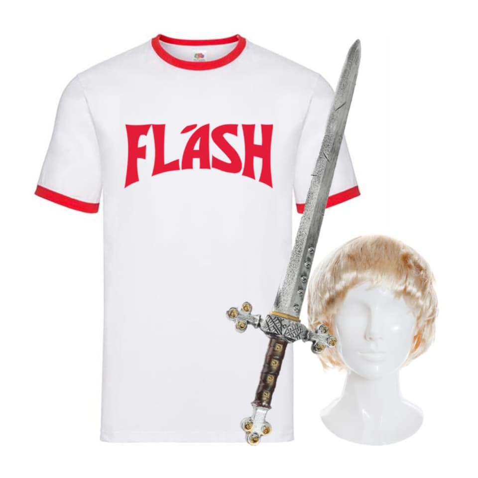 image 1 of 80s Sci-Fi Hero Flash Costume Set 1 | Multi | S