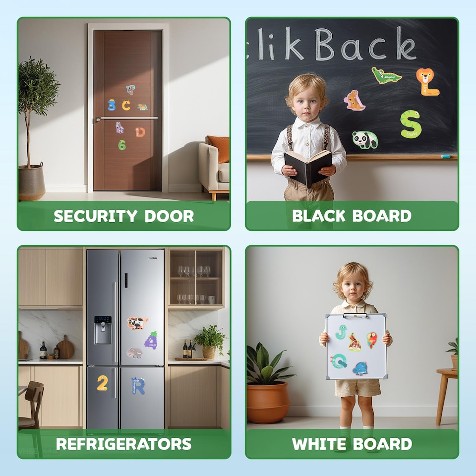 image 1 of Magnetic Number & Pattern Puzzle - Interactive Math Learning Toy for Kids - Early Learning & Travel-Friendly