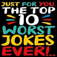 Face Ache, Birthday Card for Him, "The Top 10 Worst Jokes Ever!.." Male Birthday Card, Funny Birthday Card for Him
