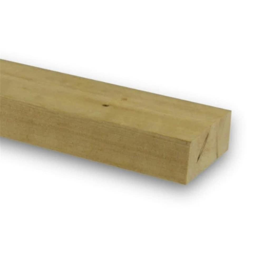 image 1 of PACK OF 15 (Total 15 Units) - 100mm x 200mm (8" x 4") Sawn Timber Carcassing Wood Softwood Timber - 4.2m Length
