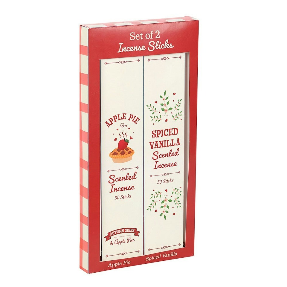 image 1 of Set of 2 Apple Pie and Spiced Vanilla Incense Stick Packs
