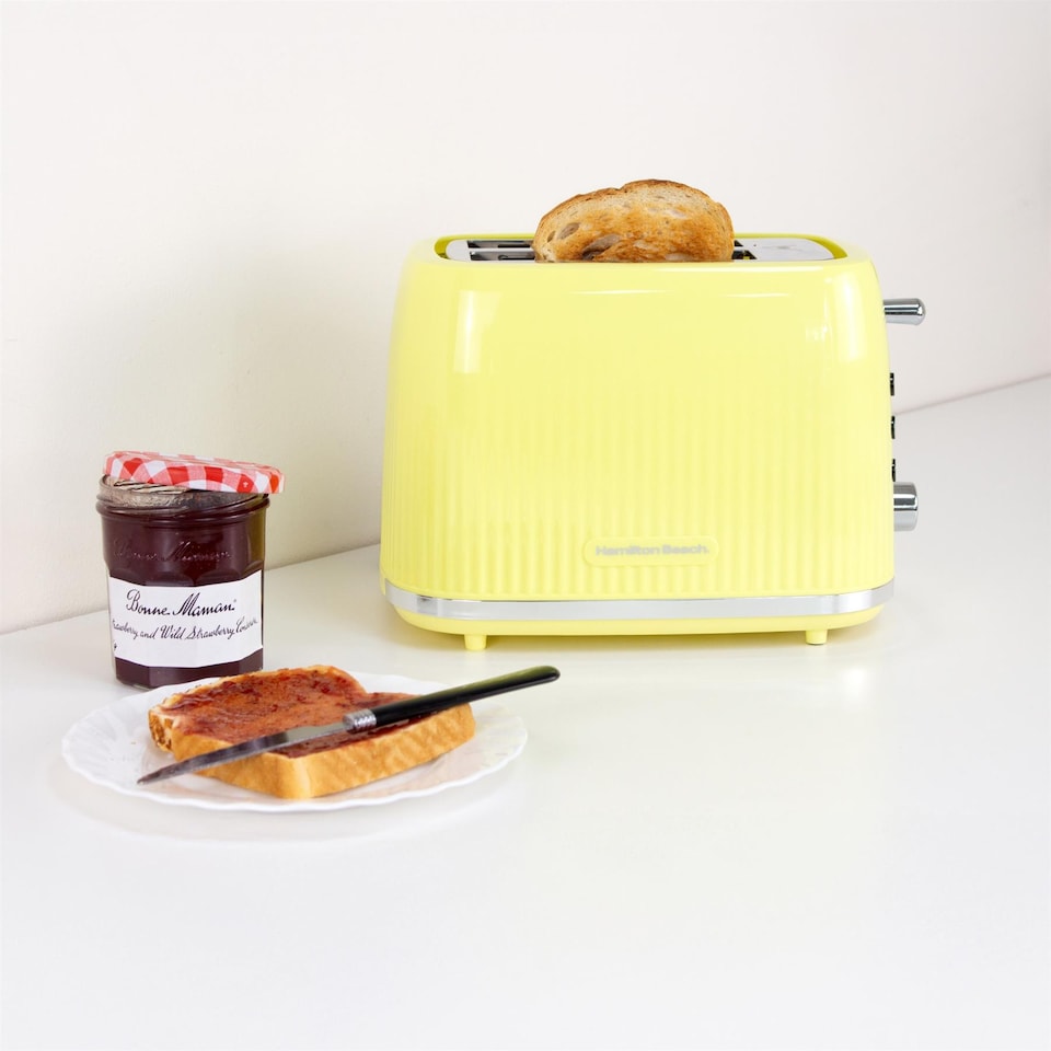 image 1 of Hamilton Beach Miami Kettle & Toaster Set Banana Split