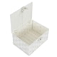 image 4 of Set of 3 Twisted White Paper Rope Storage Basket White | White
