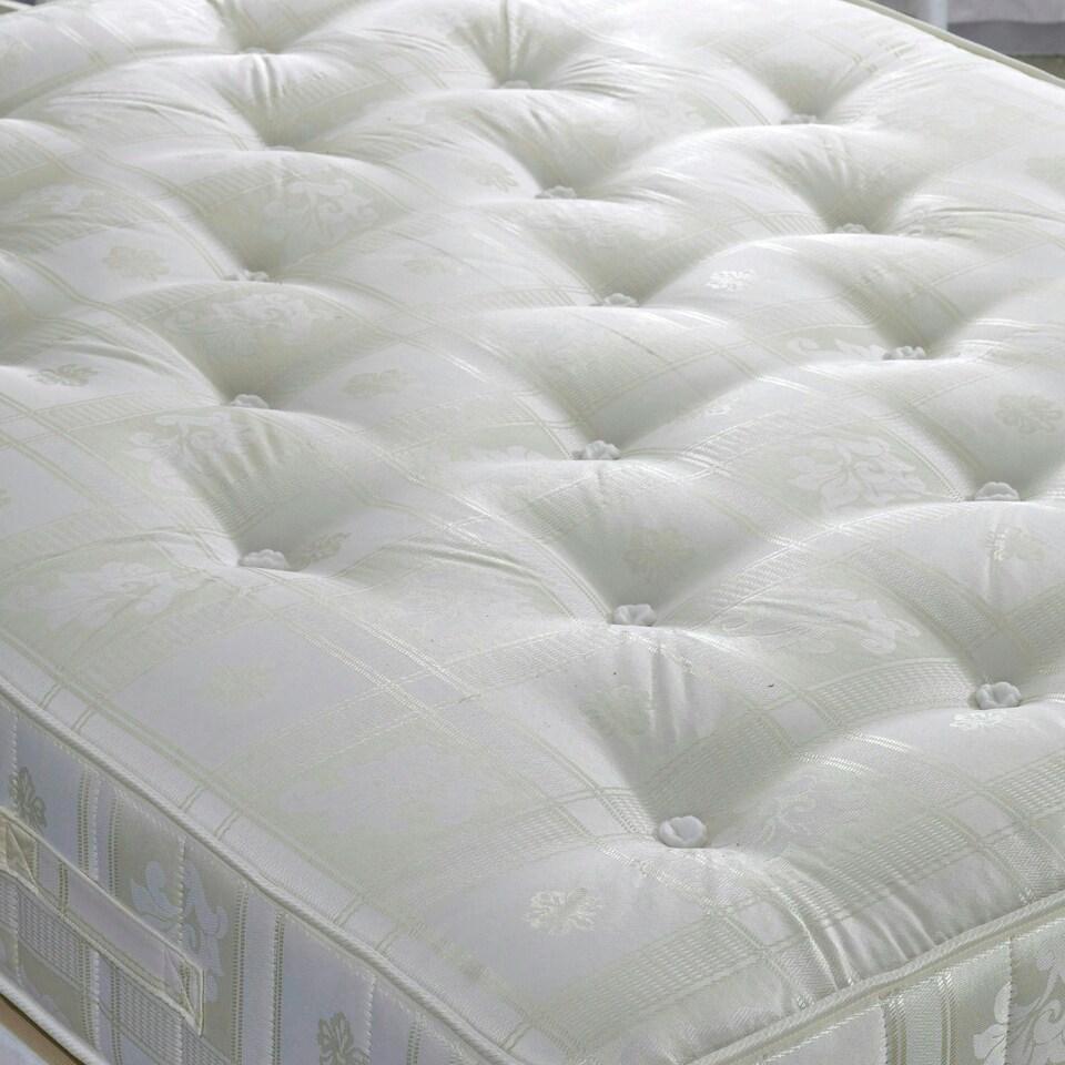 image 1 of Majestic 1000 Pocket Sprung Graphite Plush Velvet 4 Drawer Divan Set And Pearl Headboard King Size
