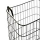 image 3 of Set of 2 Rowan Black Wire Storage Baskets Black