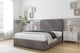 image 2 of Sloomy Belvoir Slate Naples Bed Frame With Mattress With 45" Upholstered Headboard 3' Single