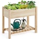 image 3 of Yaheetech 75 cm H Wooden Raised Garden Bed-Wood