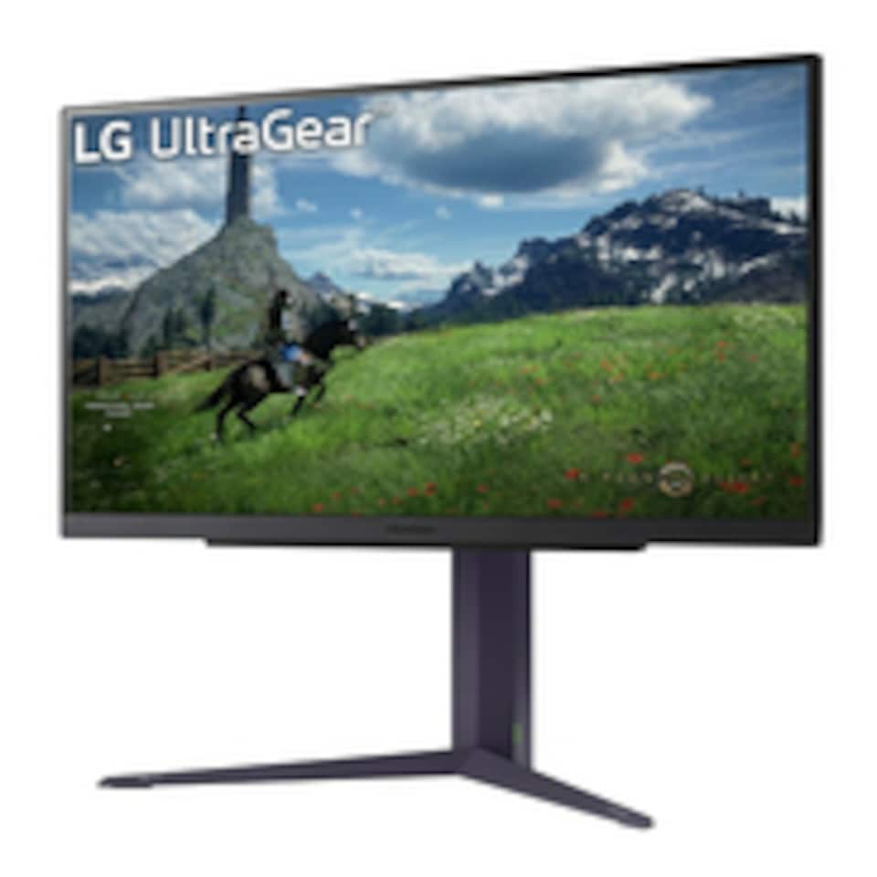 image 1 of LG UltraGear 27GS85Q-B.AEK 27" Nano IPS Quad HD 180Hz (O/C 200Hz) 1ms Height Adjustable Gaming Monitor | Black | Black | 68.6 cm (27")