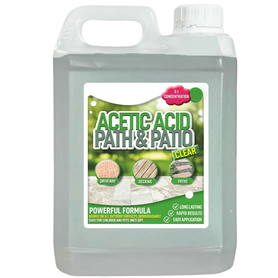 image 1 of 2 x 2.5 Litres Strong Garden Acetic Acid Vinegar Concentrated Outdoor Cleaner