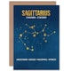 image 1 of Sagittarius Star Sign Zodiac Astrology Birthday Greeting Card