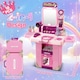 image 5 of Kids Beauty Vanity Set with Suitcase Dressing Table