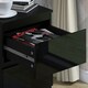 image 8 of FWStyle Stora 2 Drawer Bedside Cabinet - Black Gloss Front