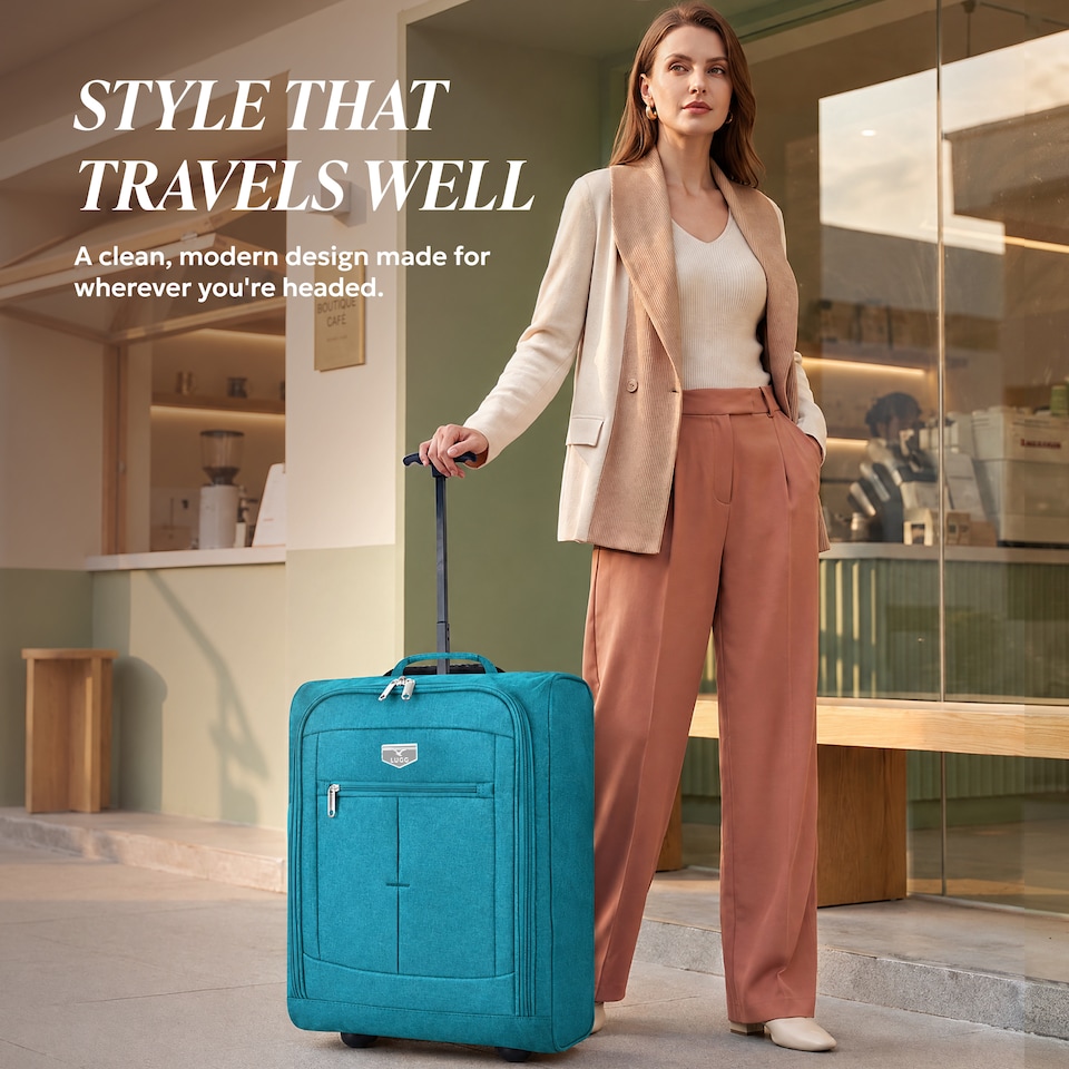 image 1 of Lugg Mars Soft Cabin Bag with Wheels 56x45x25cm for EasyJet Overhead Locker