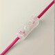 image 5 of ValueLights Pink Velvet Flamingo Bedside Table Lamp with Tropical Palm Leaf Drum Lampshade Animal Light - Bulb Included Pink