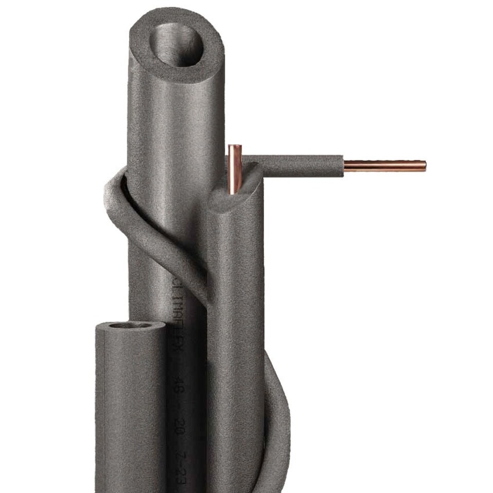 Davant Economy Pipe Wrap Insulation - Grey - 22mm