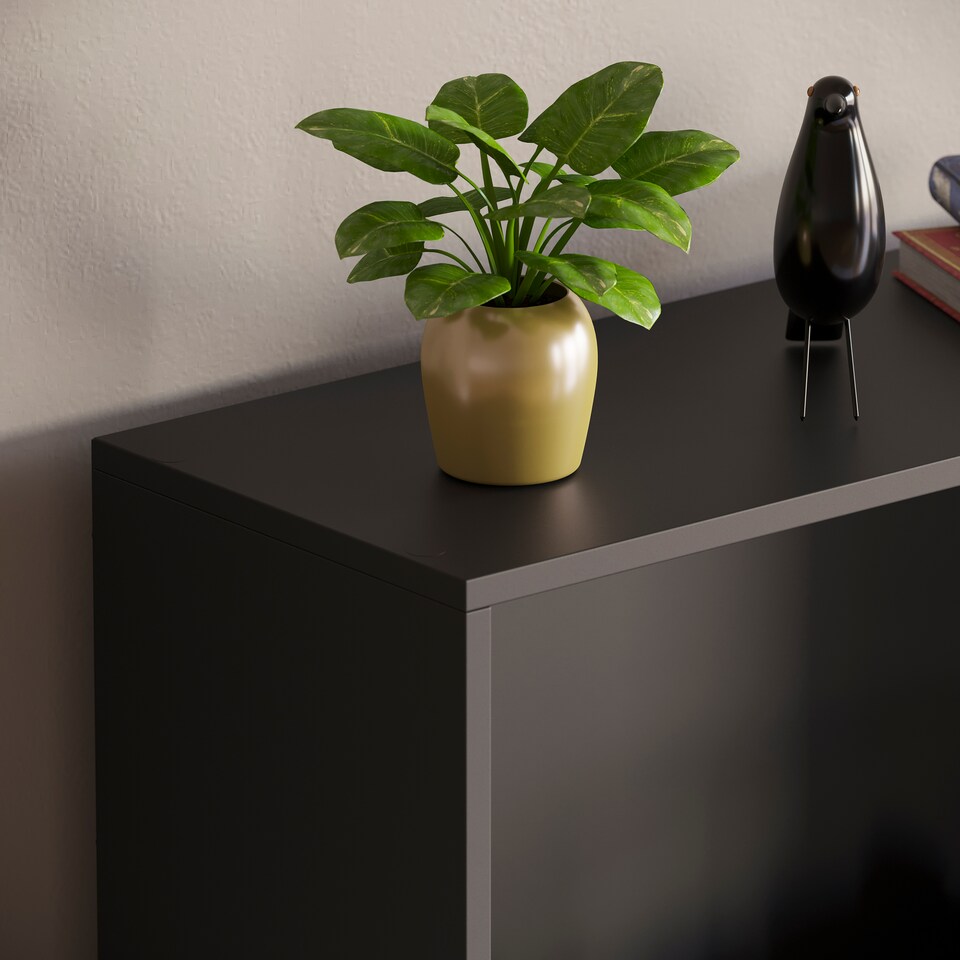 image 1 of Vida Designs Cambridge 5 Tier Extra Large Bookcase Display Storage, Black