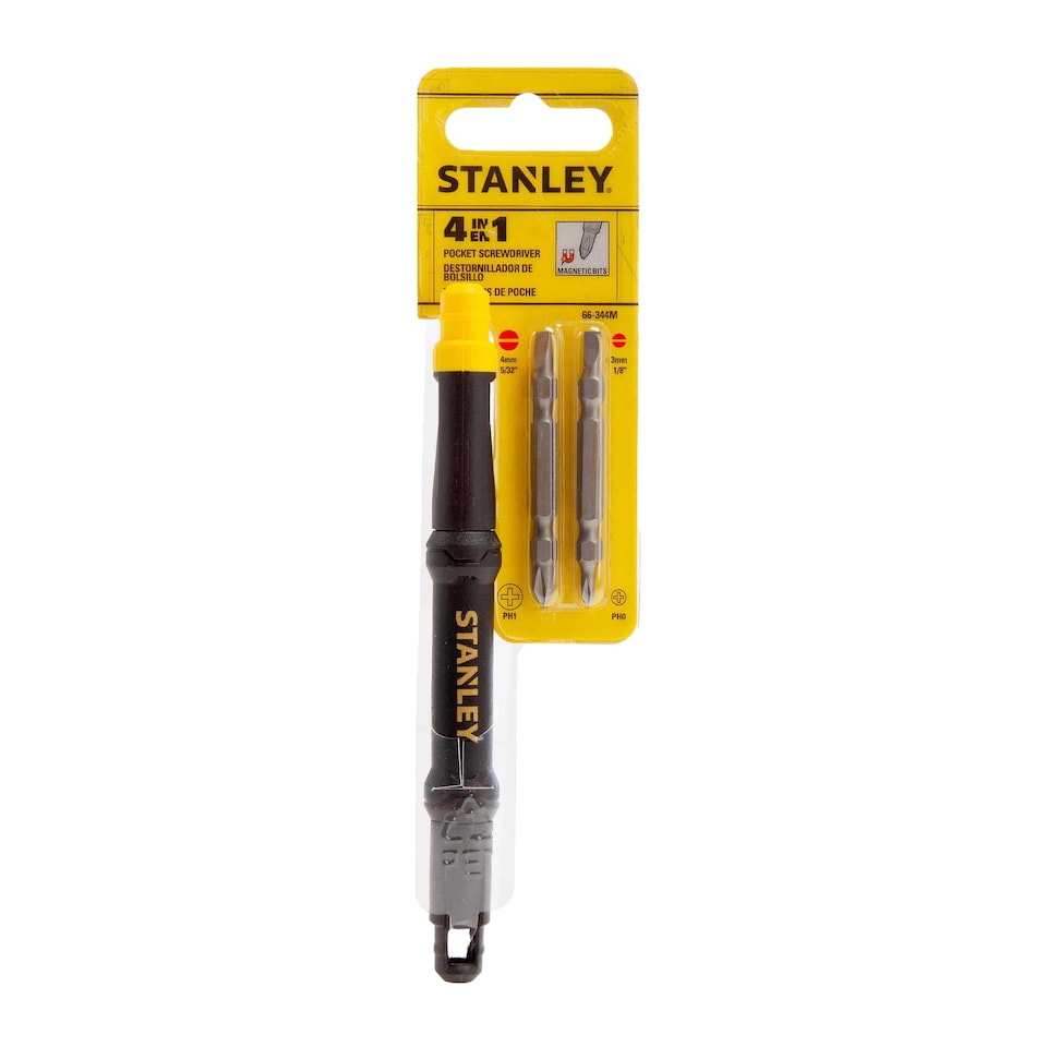 image 1 of Stanley 4 in 1 Screwdriver | Black | Black | One Size | 1