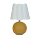 image 2 of RECHARGEABLE OCHRE CERAMIC TABLE LAMP | Yellow