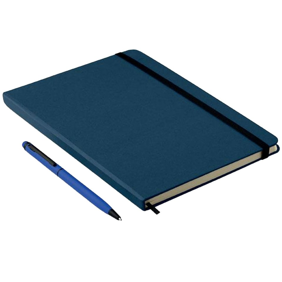 image 1 of MidOcean Neilo Set Notebook & Pen - Blue - 21cm x 14cm x 1cm
