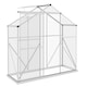 image 1 of Outsunny 6 x 2.5ft Polycarbonate Greenhouse Aluminium Green House