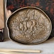 image 5 of Artesà Embossed Oval Serving Platter with Leopard Design