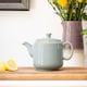 image 2 of Scandi Home Frederiksberg Duck Egg Blue Artisan Glaze Ceramic 1L Infuser Teapot