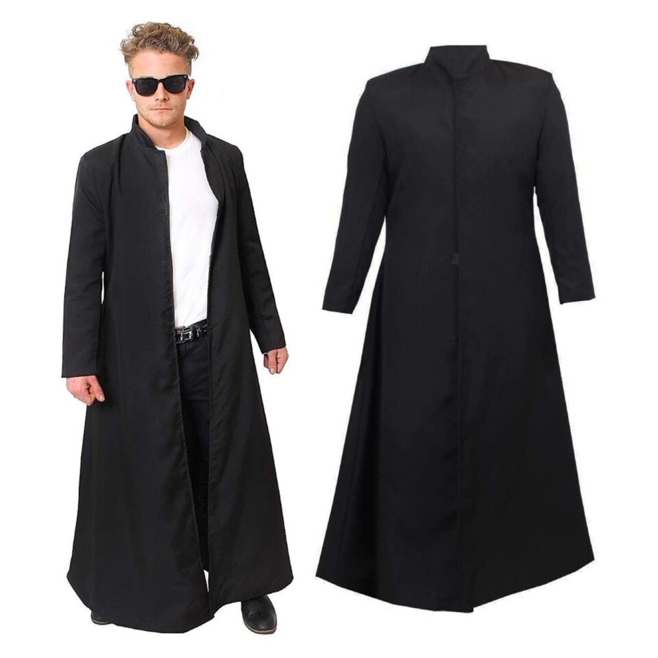 image 1 of Black Duster Jacket Black | XL