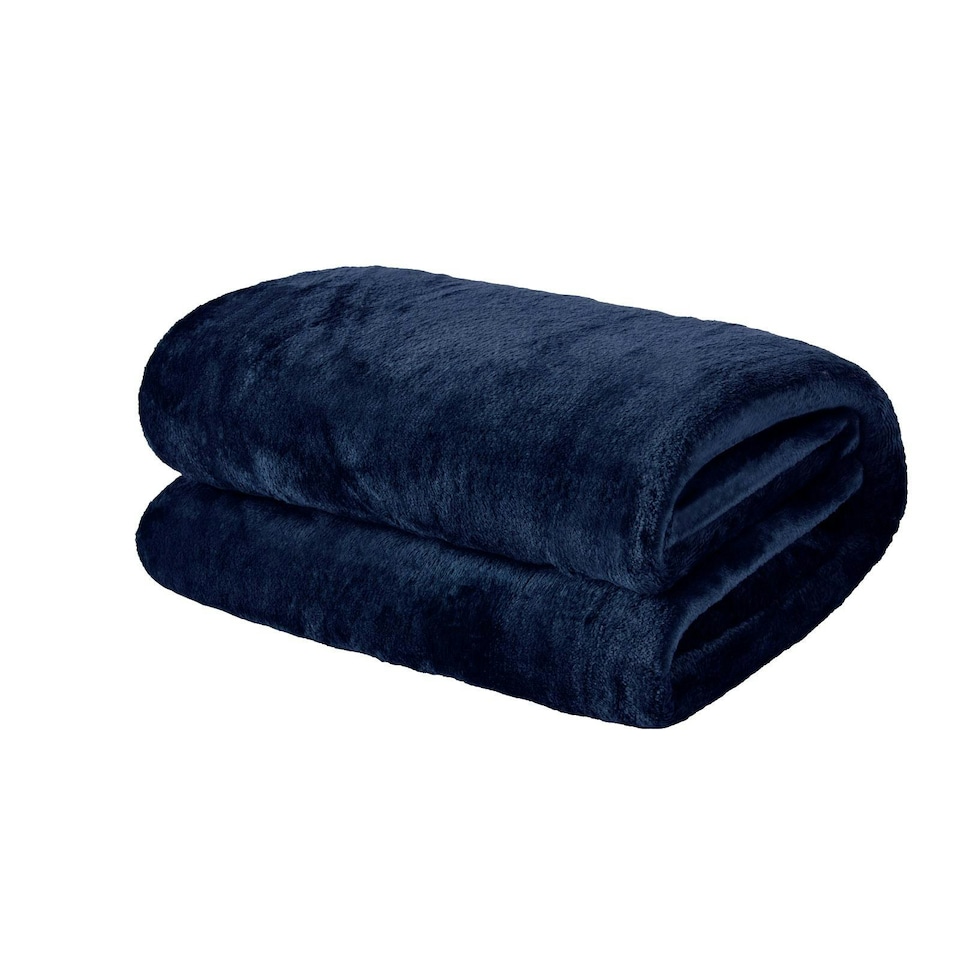 OHS Blanket Fleece, 150x200cm - Navy Blue