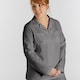 image 2 of Pure Washed Linen Charcoal Pyjama Set - Small
